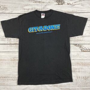 Vintage Larry The Cable Guy Git-R-Done It's A Blue Collar Movie Promo T Shirt M